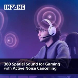 Sony gaming slušalic INZONE H5bežične slušalice BT; mikrofon360 Spatial Sound za Gaming 28h baterija - Slika 3