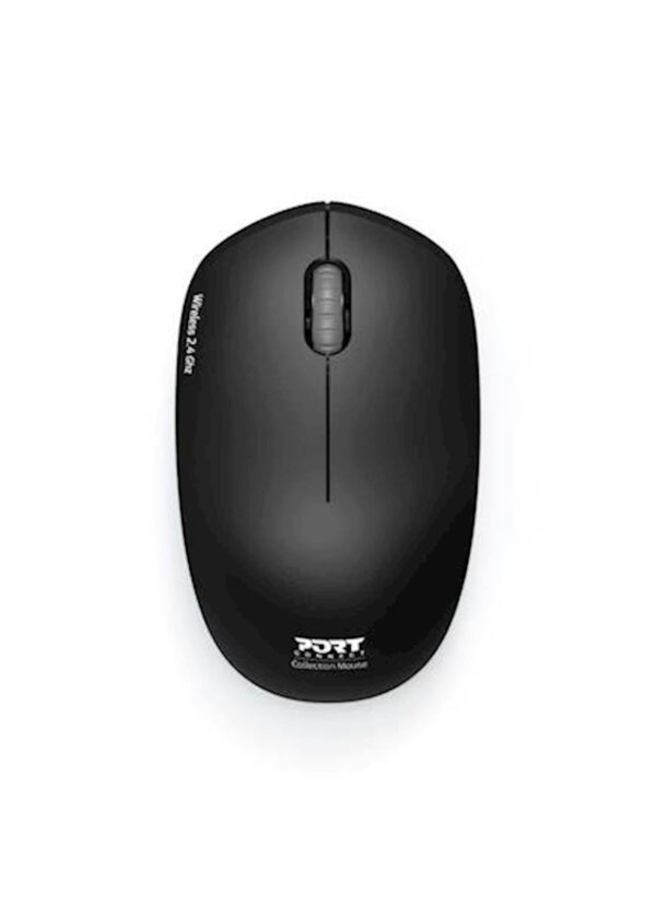 Miš PORT WL USB-A crni