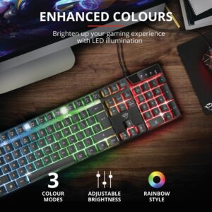 Trust GXT 835 gaming tastatura Azor Illuminated - Slika 2