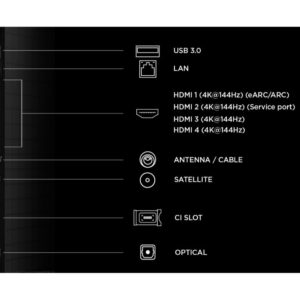 TCL 75"C8L 4K SQD-Mini LED;UHD 144Hz/288Hz FHD Google TV;B&O, 2584 zones, 5500 nits; Zeroborder - Slika 2