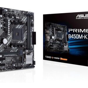 ASUS MB PRIME B450M-K II AMD B450;AM4;2xDDR4 VGA,DVI,HDMI;micro ATX - Slika 1