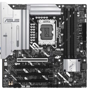ASUS MB PRIME Z890M-PLUS WIFI LGA 1851, 4x DDR5,3xM.2 1x DP, 1x HDMI, 1x USB-C, 8x USB, mATX - Slika 1