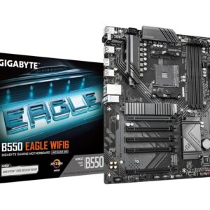 Gigabyte MB B550 EagleAM4, 4x DDR4, 4x SATA2x M.2, 1x HDMI, 6x USB, ATX - Slika 1