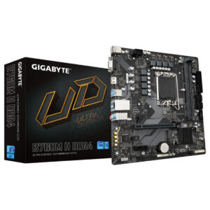 Gigabyte MB B760M H DDR4LGA1700; 2xDDR4; 2xM.2; 4xSATA12xUSB; HDMI, DP; mATX; - Slika 1
