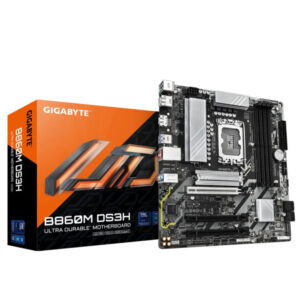 Gigabyte MB B860 DS3H LGA1851;4xDDR5; 2xM.2; 4xSATA 8xUSB; 1xHDMI, 2xDP; USB Type-C, mATX; - Slika 1