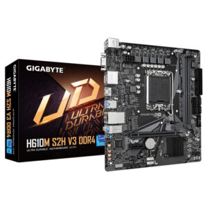 Gigabyte H610M S2H V3 DDR4LGA1700; 2xDDR4; M.2; 4xSATA6xUSB; HDMI, 2xDP, VGA - Slika 1