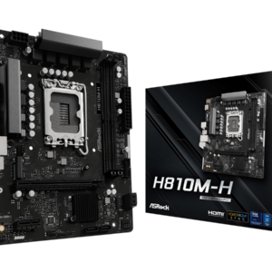 ASROCK MB H810M-H2xDDR5, M.2, 4xSATA, 10xUSBHDMI, Micro ATX - Slika 1