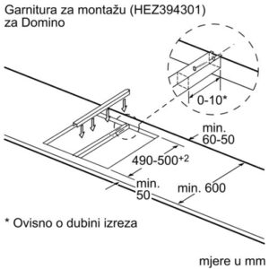 BOSCH DOMINO ploča INDUKCIJSKA Serie 6|, ES - Slika 2