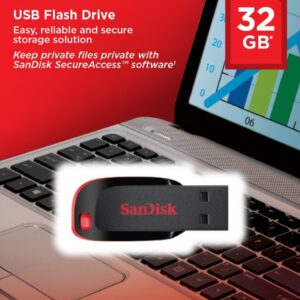 SanDisk USB Stick 32GB Cruzer Blade USB 2.0 - Slika 1