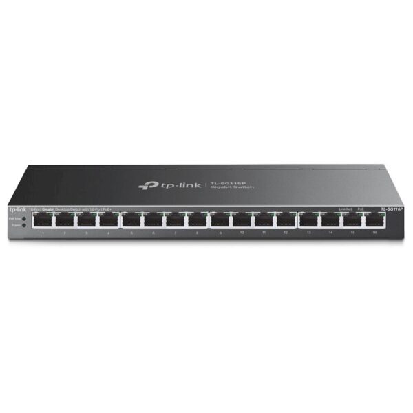 Switch TP-Link Omada 16-Port Gigabit Desk/Rack TL-SG116P 16-Port PoE+