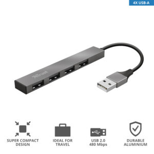 Trust mini hub 4-port USB 2.0 Halyx - Slika 1