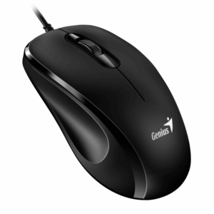 Genius miš DX-101 crni USB, optički, 1200 DPI, 1.5m, 3 tipke, 83g - Slika 2