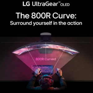 LG 34" OLED GXD UltraGear MonRGB, 800R, WQHD, 240Hz, 0.03msDP, 2xHDMI, 2xUSB, 2x7W Speaker - Slika 2