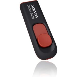 ADATA UFD 64GB C008 Black USB 2.0, USB memory stick R/W: 30/10 MB/s - Slika 1
