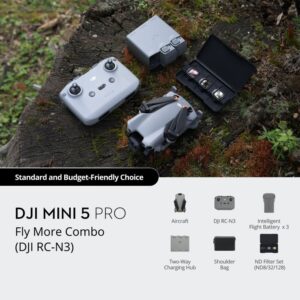 DJI Mini 5 PRO FMC (DJI RC N3)dron, 1-inch senzor,snimak 4k,ActivTrack,do 36min let,Med-Tele mod - Slika 1