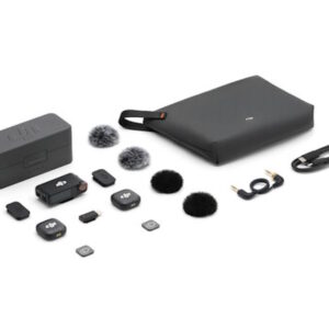 DJI Mic 3 (2TX+1RX+CC)mikrofon, prenos zvuka do 250m5.5h snimanja,48kHz 24 zvuk,OLED zaslon - Slika 1