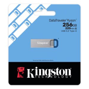 Kingston FD 256GB DTKN USB3.2 DataTraveler Kyson Stylish Capless Metal Case,220MB/s read - Slika 3