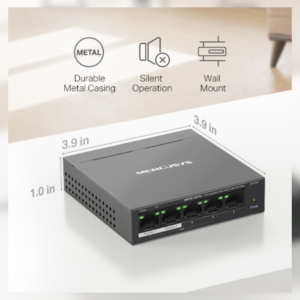 Mercusys MS105GP Switch - Slika 3