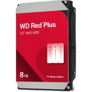 WD HDD 8TB SATA3 Red PlusIntelliPower 256MB,For NAS Systems - Slika 1