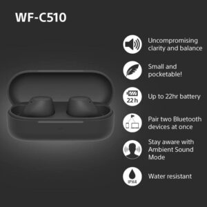Sony bežične slušalice WF-C51011 sati trajanja baterije,s još 11 sati u kutijici za punjenje; - Slika 3